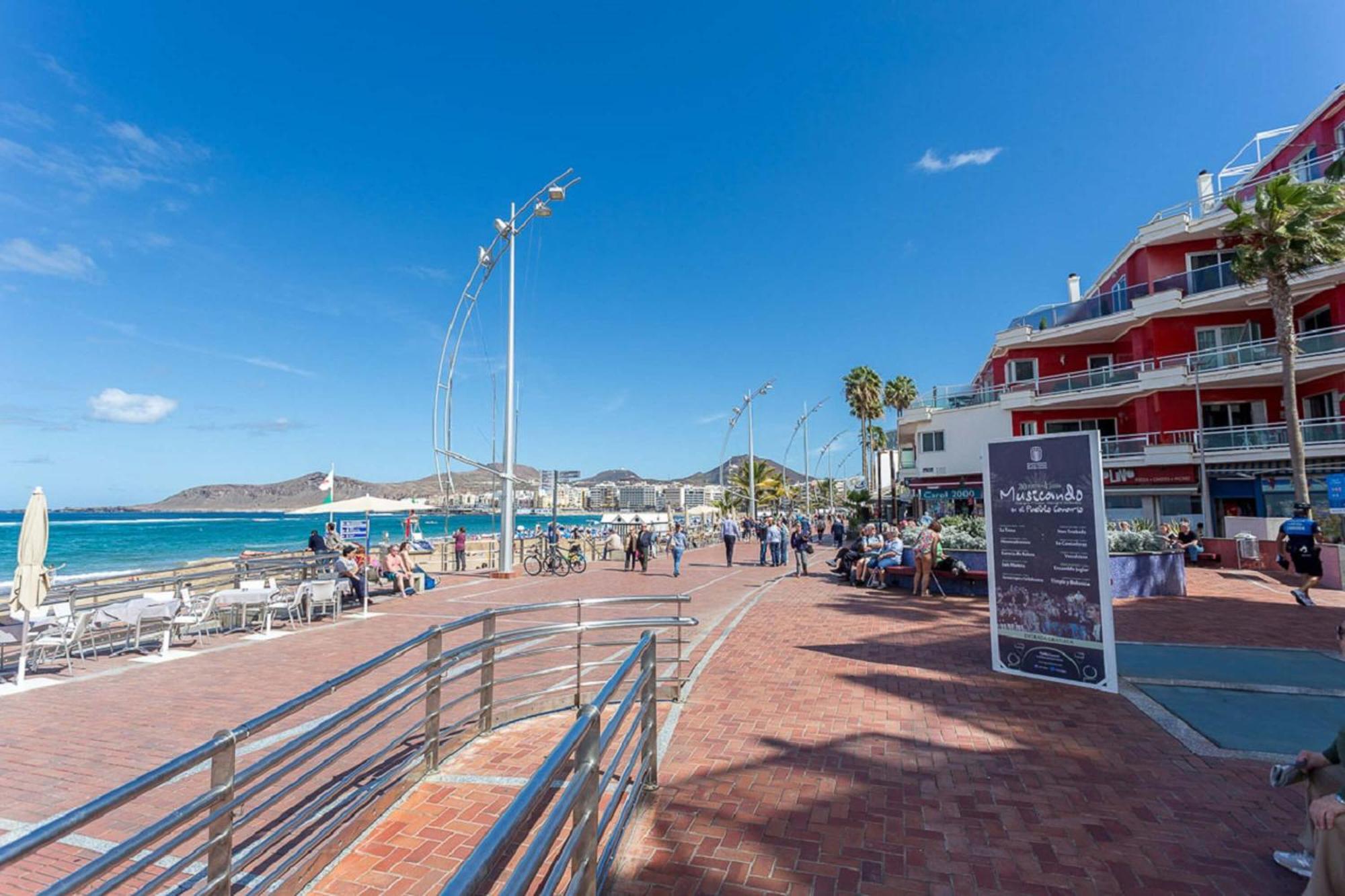Estudio Con Balcon Playa Las Canteras Las Palmas de Gran Canaria Luaran gambar